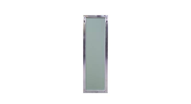 Silver Rectangular Wall Mirror Kkg-Apss-4818 (Silver) by Urban Ladder - Design 1 Side View - 756214