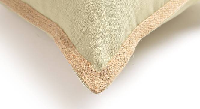 Beige Jute Border Cushion cover (Beige) by Urban Ladder - Design 1 Side View - 756469