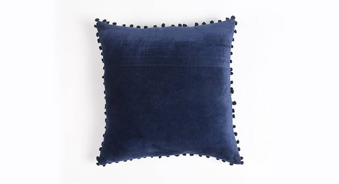 Soft Touch Cushion Cover in Indigo (Blue) by Urban Ladder - Front View Design 1 - 756527