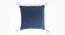 Tasseled and Embroidered Blue-White Cushion cover (Blue) by Urban Ladder - Front View Design 1 - 756528