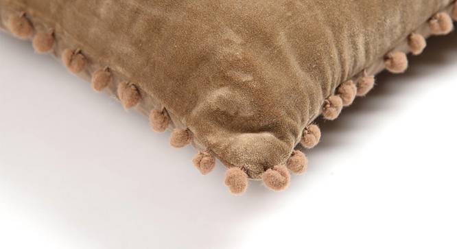 Soft Touch Cushion Cover in Pine (Brown) by Urban Ladder - Design 1 Side View - 756556