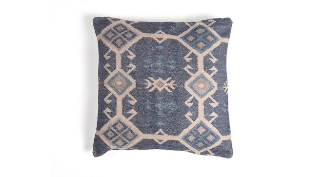 Vintage Blue Cushion cover (Multicoloured) by Urban Ladder - Front View Design 1 - 756620