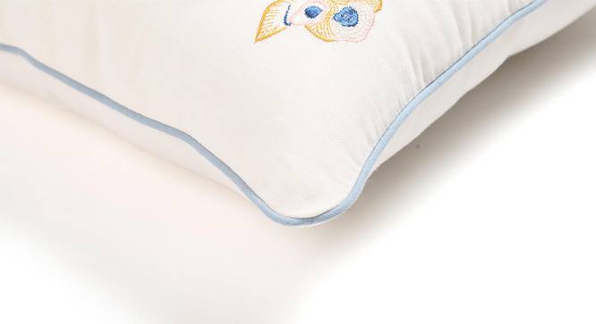 Dogs Embroidered Cotton Cushion Cover (Multicoloured) by Urban Ladder - Design 1 Side View - 756661