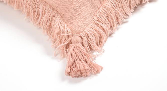 Pretty in Pink Cotton Cushion Cover (Pink) by Urban Ladder - Design 1 Side View - 756742