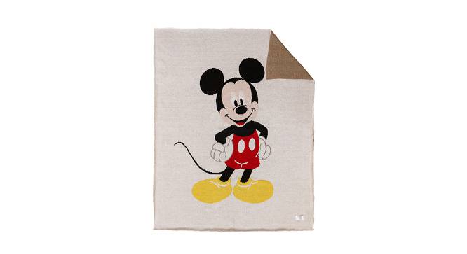 Classic Mickey Mouse - Disney Cotton Knitted Ac Blanket For Baby / Infant / New Born by Urban Ladder - Front View Design 1 - 757112