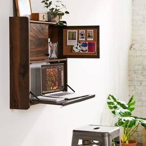 Brown Solid Wood Wall Shelf