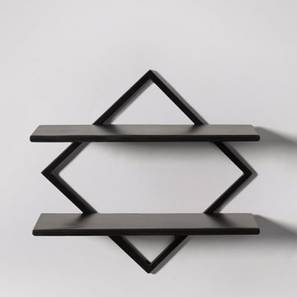 woodenmood Black Solid Wood Wall Shelf-picture-15
