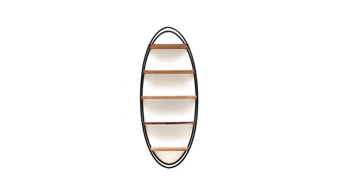 Mishka Rectangular Wall Rack (Brown) by Urban Ladder - Front View Design 1 - 757576