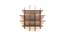 Isla Square Wall Rack (Brown) by Urban Ladder - Design 1 Side View - 757585