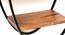 Mishka Rectangular Wall Rack (Brown) by Urban Ladder - Design 1 Side View - 757599