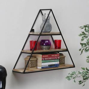 woodenmood Brown Solid Wood Wall Shelf-picture-13