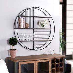 woodenmood Black Solid Wood Wall Shelf-picture-12
