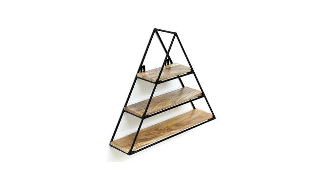 Iris Triangle Wall Rack (Brown) by Urban Ladder - Front View Design 1 - 757652