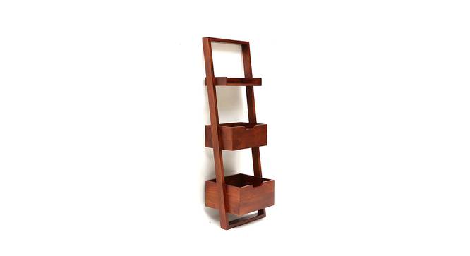 June Rectangular Wall Rack (Brown) by Urban Ladder - Front View Design 1 - 757653