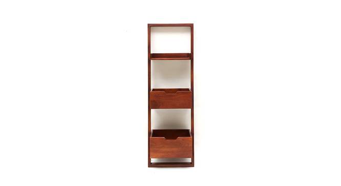 June Rectangular Wall Rack (Brown) by Urban Ladder - Design 1 Side View - 757679