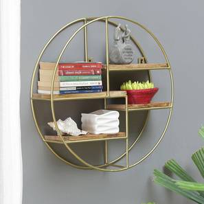 woodenmood Gold Solid Wood Wall Shelf-picture-19