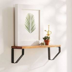Brown Solid Wood Wall Shelf-image-39