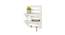 Sia Rectangular Wall Rack (White) by Urban Ladder - Front View Design 1 - 757757