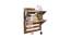 Stella Rectangular Wall Rack (Brown) by Urban Ladder - Front View Design 1 - 757758