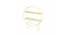Gus Round Rack (Gold) by Urban Ladder - Front View Design 1 - 757772