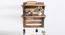 Stella Rectangular Wall Rack (Brown) by Urban Ladder - Design 1 Side View - 757782