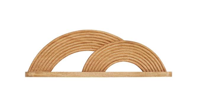 Cobi Rectangular Wall Rack (Brown) by Urban Ladder - Design 1 Side View - 757785