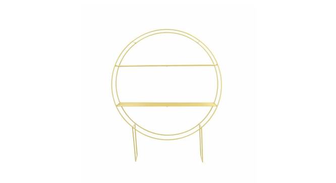 Gus Round Rack (Gold) by Urban Ladder - Design 1 Side View - 757795