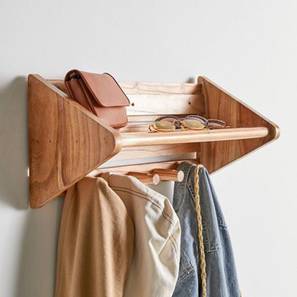 woodenmood Brown Solid Wood Wall Shelf-picture-16
