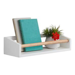 White Solid Wood Wall Shelf-image-33