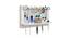 Wren Rectangular Wall Rack (White) by Urban Ladder - Front View Design 1 - 757850