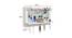 Wren Rectangular Wall Rack (White) by Urban Ladder - Design 1 Dimension - 757904