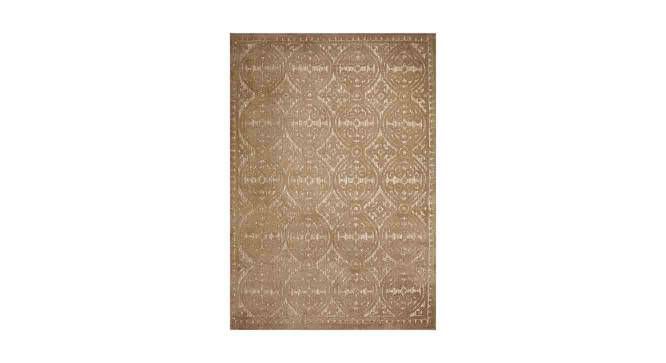 Mouse Geometric Polyester Carpet (5X7 Feet) (Brown, 5 x 7 Feet Carpet Size) by Urban Ladder - Front View Design 1 - 758223