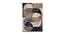 Blue and Beige Geometric Polyester Carpet (5X7 Feet) (Multicolor, 5 x 7 Feet Carpet Size) by Urban Ladder - Front View Design 1 - 758331