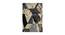 Black and Grey Abstract Polyester Carpet (4X6 Feet) (Multicolor, 4 x 6 Feet Carpet Size) by Urban Ladder - Front View Design 1 - 758676