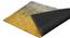 Yellow and Grey Abstract Polyester Carpet (3X5 Feet) (Multicolor, 3 x 5 Feet Carpet Size) by Urban Ladder - Design 1 Side View - 758720