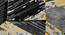 Black and Grey Abstract Polyester Carpet (4X6 Feet) (Multicolor, 4 x 6 Feet Carpet Size) by Urban Ladder - Ground View Design 1 - 758740