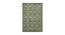 Green Geometric Polyester Carpet (22X55 inches) (Green, 2 x 5 Feet Carpet Size) by Urban Ladder - Front View Design 1 - 759009