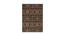 Black and Gold Traditional Polyester Carpet (22X55 inches) (Multicolor, 2 x 5 Feet Carpet Size) by Urban Ladder - Front View Design 1 - 759017