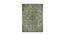 Green and White Traditional Polyester Carpet (3X5 Feet) (Multicolor, 3 x 5 Feet Carpet Size) by Urban Ladder - Front View Design 1 - 759061