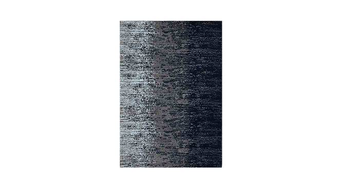 Blue and Grey Abstract Polyester Carpet (5X7 Feet) (Multicolor, 5 x 7 Feet Carpet Size) by Urban Ladder - Front View Design 1 - 759064