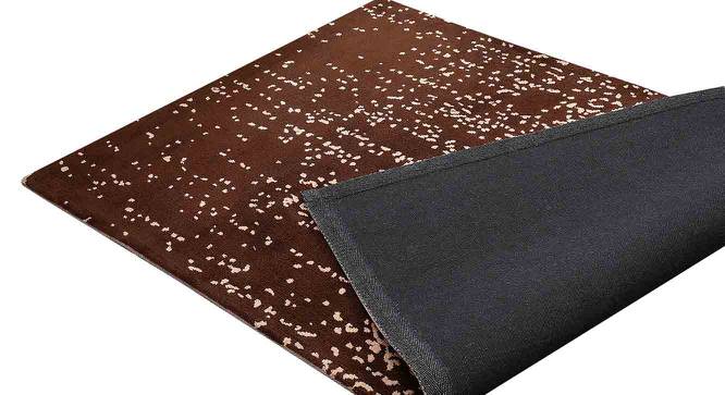 Brown and Beige Abstract   Polyester Carpet (6X9 Feet) (Multicolor, 6 x 9 Feet Carpet Size) by Urban Ladder - Design 1 Side View - 759116