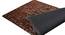 Brown and Beige Abstract   Polyester Carpet (6X9 Feet) (Multicolor, 6 x 9 Feet Carpet Size) by Urban Ladder - Design 1 Side View - 759116