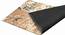 Beige and Grey Abstract Polyester Carpet (3X5 Feet) (Multicolor, 3 x 5 Feet Carpet Size) by Urban Ladder - Design 1 Side View - 759121