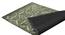 Green Geometric Polyester Carpet (22X55 inches) (Green, 2 x 5 Feet Carpet Size) by Urban Ladder - Design 1 Side View - 759138