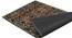 Black and Gold Traditional Polyester Carpet (22X55 inches) (Multicolor, 2 x 5 Feet Carpet Size) by Urban Ladder - Design 1 Side View - 759152