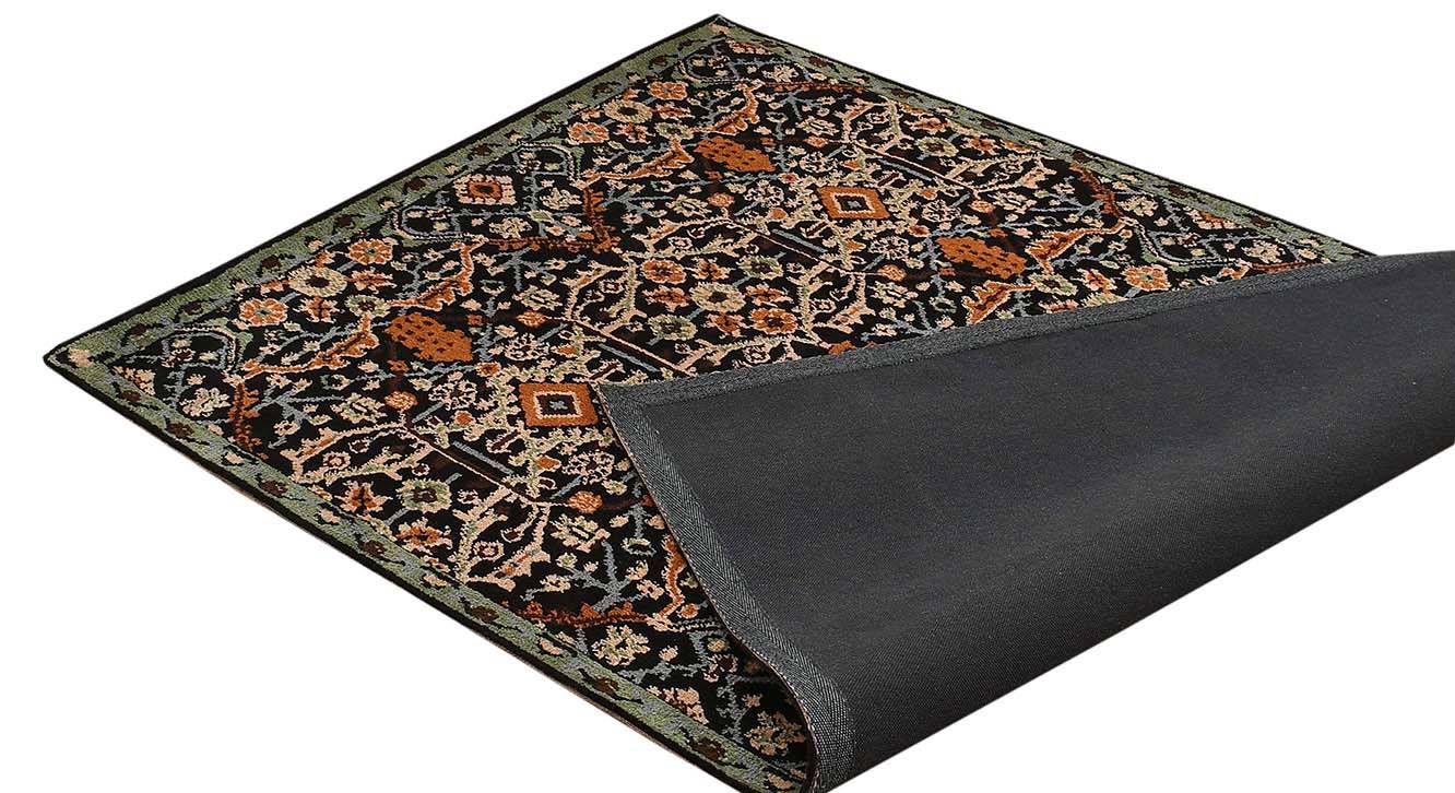 Multicolor Traditional Machine Made Polyester 6 X 9 Feet Carpet Urban
