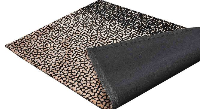 Black and Beige Abstract Polyester Carpet (22X55 inches) (Multicolor, 2 x 5 Feet Carpet Size) by Urban Ladder - Design 1 Side View - 759166
