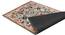 Peach and Grey Traditional Polyester Carpet (4X6 Feet) (Multicolor, 4 x 6 Feet Carpet Size) by Urban Ladder - Design 1 Side View - 759177