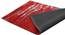 Red and Grey Abstract Polyester  Carpet (3X5 Feet) (Multicolor, 3 x 5 Feet Carpet Size) by Urban Ladder - Design 1 Side View - 759178
