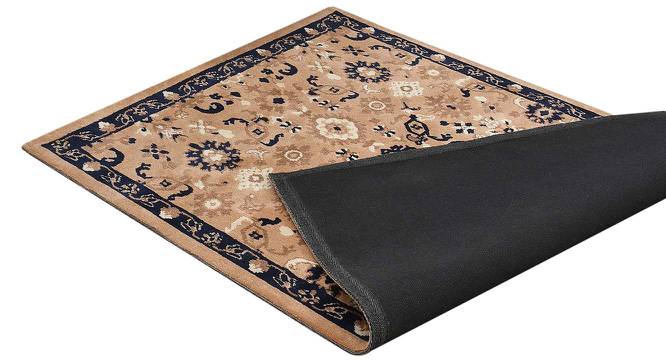 Blue and Beige Traditional Polyester Carpet (6X9   Feet) (Multicolor, 6 x 9 Feet Carpet Size) by Urban Ladder - Design 1 Side View - 759192